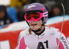 Fourth placed Maria Hoefl-Riesch of Germany reacts in finish of second run of women giant slalom race of Audi FIS Alpine skiing World cup 2012-2013 in Semmering, Austria. Women giant slalom race of Audi FIS Alpine skiing World cup was held in Semmering, Austria, on Friday, 28th of December 2012.
