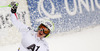 Winner Anna Fenninger of Austria reacts in finish of second run of women giant slalom race of Audi FIS Alpine skiing World cup 2012-2013 in Semmering, Austria. Women giant slalom race of Audi FIS Alpine skiing World cup was held in Semmering, Austria, on Friday, 28th of December 2012.
