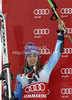Second placed Tina Maze of Slovenia celebrates her medal won in women giant slalom race of Audi FIS Alpine skiing World cup 2012-2013 in Semmering, Austria. Women giant slalom race of Audi FIS Alpine skiing World cup was held in Semmering, Austria, on Friday, 28th of December 2012.
