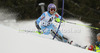 Tina Maze of Slovenia skiing in first run of women slalom race of Audi FIS Alpine skiing World cup 2012-2013 in Semmering, Austria. Women slalom race of Audi FIS Alpine skiing World cup was held in Semmering, Austria, on Saturday, 29th of December 2012.
