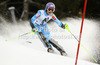 Tina Maze of Slovenia skiing in first run of women slalom race of Audi FIS Alpine skiing World cup 2012-2013 in Semmering, Austria. Women slalom race of Audi FIS Alpine skiing World cup was held in Semmering, Austria, on Saturday, 29th of December 2012.
