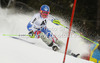 Veronika Velez Zuzulova of Slovakia skiing in first run of women slalom race of Audi FIS Alpine skiing World cup 2012-2013 in Semmering, Austria. Women slalom race of Audi FIS Alpine skiing World cup was held in Semmering, Austria, on Saturday, 29th of December 2012.
