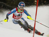 Mikaela Shiffrin of USA skiing in first run of women slalom race of Audi FIS Alpine skiing World cup 2012-2013 in Semmering, Austria. Women slalom race of Audi FIS Alpine skiing World cup was held in Semmering, Austria, on Saturday, 29th of December 2012.
