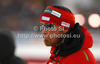 Head coach of Finnish women team, Christian Bruesch during first run of women slalom race of Audi FIS Alpine skiing World cup 2012-2013 in Semmering, Austria. Women slalom race of Audi FIS Alpine skiing World cup was held in Semmering, Austria, on Saturday, 29th of December 2012.
