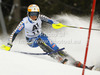 Frida Hansdotter of Sweden skiing in first run of women slalom race of Audi FIS Alpine skiing World cup 2012-2013 in Semmering, Austria. Women slalom race of Audi FIS Alpine skiing World cup was held in Semmering, Austria, on Saturday, 29th of December 2012.
