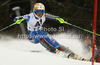 Anna Swenn-Larsson of Sweden skiing in first run of women slalom race of Audi FIS Alpine skiing World cup 2012-2013 in Semmering, Austria. Women slalom race of Audi FIS Alpine skiing World cup was held in Semmering, Austria, on Saturday, 29th of December 2012.
