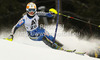 Emelie Wikstroem of Sweden skiing in first run of women slalom race of Audi FIS Alpine skiing World cup 2012-2013 in Semmering, Austria. Women slalom race of Audi FIS Alpine skiing World cup was held in Semmering, Austria, on Saturday, 29th of December 2012.
