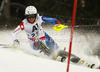 Wendy Holdener of Switzerland skiing in first run of women slalom race of Audi FIS Alpine skiing World cup 2012-2013 in Semmering, Austria. Women slalom race of Audi FIS Alpine skiing World cup was held in Semmering, Austria, on Saturday, 29th of December 2012.
