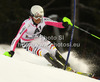 Fanny Chmelar of Germany skiing in first run of women slalom race of Audi FIS Alpine skiing World cup 2012-2013 in Semmering, Austria. Women slalom race of Audi FIS Alpine skiing World cup was held in Semmering, Austria, on Saturday, 29th of December 2012.
