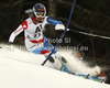 Dominique Gisin of Switzerland skiing in first run of women slalom race of Audi FIS Alpine skiing World cup 2012-2013 in Semmering, Austria. Women slalom race of Audi FIS Alpine skiing World cup was held in Semmering, Austria, on Saturday, 29th of December 2012.
