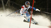 Dominique Gisin of Switzerland skiing in first run of women slalom race of Audi FIS Alpine skiing World cup 2012-2013 in Semmering, Austria. Women slalom race of Audi FIS Alpine skiing World cup was held in Semmering, Austria, on Saturday, 29th of December 2012.
