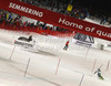 Tanja Poutiainen of Finland skiing in second run of women slalom race of Audi FIS Alpine skiing World cup 2012-2013 in Semmering, Austria. Women slalom race of Audi FIS Alpine skiing World cup was held in Semmering, Austria, on Saturday, 29th of December 2012.
