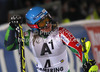 Seventh placed Tanja Poutiainen of Finland is not happy with her performance in finish of second run of women slalom race of Audi FIS Alpine skiing World cup 2012-2013 in Semmering, Austria. Women slalom race of Audi FIS Alpine skiing World cup was held in Semmering, Austria, on Saturday, 29th of December 2012.
