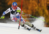 Veronika Velez Zuzulova of Slovakia skiing in first run of women night slalom Snow Queen Trophy race of Audi FIS Alpine skiing World cup 2012-2013 on Sljeme above Zagreb, Croatia. Women night slalom Snow Queen Trophy race of Audi FIS Alpine skiing World cup was held on Sljeme above Zagreb, Croatia, on Friday, 4th of January 2013.
