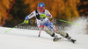 Veronika Velez Zuzulova of Slovakia skiing in first run of women night slalom Snow Queen Trophy race of Audi FIS Alpine skiing World cup 2012-2013 on Sljeme above Zagreb, Croatia. Women night slalom Snow Queen Trophy race of Audi FIS Alpine skiing World cup was held on Sljeme above Zagreb, Croatia, on Friday, 4th of January 2013.
