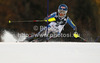 Mikaela Shiffrin of USA skiing in first run of women night slalom Snow Queen Trophy race of Audi FIS Alpine skiing World cup 2012-2013 on Sljeme above Zagreb, Croatia. Women night slalom Snow Queen Trophy race of Audi FIS Alpine skiing World cup was held on Sljeme above Zagreb, Croatia, on Friday, 4th of January 2013.
