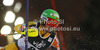 Erin Mielzynski of Canada skiing in first run of women night slalom Snow Queen Trophy race of Audi FIS Alpine skiing World cup 2012-2013 on Sljeme above Zagreb, Croatia. Women night slalom Snow Queen Trophy race of Audi FIS Alpine skiing World cup was held on Sljeme above Zagreb, Croatia, on Friday, 4th of January 2013.
