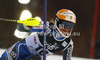 Frida Hansdotter of Sweden skiing in first run of women night slalom Snow Queen Trophy race of Audi FIS Alpine skiing World cup 2012-2013 on Sljeme above Zagreb, Croatia. Women night slalom Snow Queen Trophy race of Audi FIS Alpine skiing World cup was held on Sljeme above Zagreb, Croatia, on Friday, 4th of January 2013.
