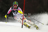 Lena Duerr of Germany skiing in first run of women night slalom Snow Queen Trophy race of Audi FIS Alpine skiing World cup 2012-2013 on Sljeme above Zagreb, Croatia. Women night slalom Snow Queen Trophy race of Audi FIS Alpine skiing World cup was held on Sljeme above Zagreb, Croatia, on Friday, 4th of January 2013.
