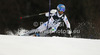 Irene Curtoni of Italy skiing in first run of women night slalom Snow Queen Trophy race of Audi FIS Alpine skiing World cup 2012-2013 on Sljeme above Zagreb, Croatia. Women night slalom Snow Queen Trophy race of Audi FIS Alpine skiing World cup was held on Sljeme above Zagreb, Croatia, on Friday, 4th of January 2013.
