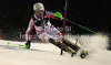Fanny Chmelar of Germany skiing in first run of women night slalom Snow Queen Trophy race of Audi FIS Alpine skiing World cup 2012-2013 on Sljeme above Zagreb, Croatia. Women night slalom Snow Queen Trophy race of Audi FIS Alpine skiing World cup was held on Sljeme above Zagreb, Croatia, on Friday, 4th of January 2013.

