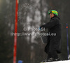 FIS official, Hans Pieren preparing course with salt before start of the first run of men slalom Snow Queen Trophy race of Audi FIS Alpine skiing World cup 2012-2013 on Sljeme above Zagreb, Croatia. Men slalom Snow Queen Trophy race of Audi FIS Alpine skiing World cup was held on Sljeme above Zagreb, Croatia, on Sunday, 6th of January 2013.
