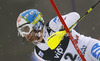 Stefano Gross of Italy skiing in first run of men slalom Snow Queen Trophy race of Audi FIS Alpine skiing World cup 2012-2013 on Sljeme above Zagreb, Croatia. Men slalom Snow Queen Trophy race of Audi FIS Alpine skiing World cup was held on Sljeme above Zagreb, Croatia, on Sunday, 6th of January 2013.
