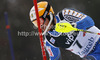 Andre Myhrer of Sweden skiing in first run of men slalom Snow Queen Trophy race of Audi FIS Alpine skiing World cup 2012-2013 on Sljeme above Zagreb, Croatia. Men slalom Snow Queen Trophy race of Audi FIS Alpine skiing World cup was held on Sljeme above Zagreb, Croatia, on Sunday, 6th of January 2013.
