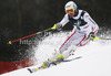 Manfred Pranger of Austria skiing in first run of men slalom Snow Queen Trophy race of Audi FIS Alpine skiing World cup 2012-2013 on Sljeme above Zagreb, Croatia. Men slalom Snow Queen Trophy race of Audi FIS Alpine skiing World cup was held on Sljeme above Zagreb, Croatia, on Sunday, 6th of January 2013.

