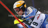 Mattias Hargin of Sweden skiing in first run of men slalom Snow Queen Trophy race of Audi FIS Alpine skiing World cup 2012-2013 on Sljeme above Zagreb, Croatia. Men slalom Snow Queen Trophy race of Audi FIS Alpine skiing World cup was held on Sljeme above Zagreb, Croatia, on Sunday, 6th of January 2013.

