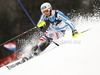 Fritz Dopfer of Germany skiing in first run of men slalom Snow Queen Trophy race of Audi FIS Alpine skiing World cup 2012-2013 on Sljeme above Zagreb, Croatia. Men slalom Snow Queen Trophy race of Audi FIS Alpine skiing World cup was held on Sljeme above Zagreb, Croatia, on Sunday, 6th of January 2013.
