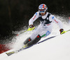Manfred Moelgg of Italy skiing in first run of men slalom Snow Queen Trophy race of Audi FIS Alpine skiing World cup 2012-2013 on Sljeme above Zagreb, Croatia. Men slalom Snow Queen Trophy race of Audi FIS Alpine skiing World cup was held on Sljeme above Zagreb, Croatia, on Sunday, 6th of January 2013.
