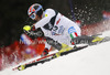 Manfred Moelgg of Italy skiing in first run of men slalom Snow Queen Trophy race of Audi FIS Alpine skiing World cup 2012-2013 on Sljeme above Zagreb, Croatia. Men slalom Snow Queen Trophy race of Audi FIS Alpine skiing World cup was held on Sljeme above Zagreb, Croatia, on Sunday, 6th of January 2013.
