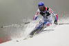 Jean-Baptiste Grange of France skiing in first run of men slalom Snow Queen Trophy race of Audi FIS Alpine skiing World cup 2012-2013 on Sljeme above Zagreb, Croatia. Men slalom Snow Queen Trophy race of Audi FIS Alpine skiing World cup was held on Sljeme above Zagreb, Croatia, on Sunday, 6th of January 2013.
