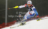 Marc Gini of Switzerland skiing in first run of men slalom Snow Queen Trophy race of Audi FIS Alpine skiing World cup 2012-2013 on Sljeme above Zagreb, Croatia. Men slalom Snow Queen Trophy race of Audi FIS Alpine skiing World cup was held on Sljeme above Zagreb, Croatia, on Sunday, 6th of January 2013.

