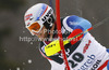 Marc Gini of Switzerland skiing in first run of men slalom Snow Queen Trophy race of Audi FIS Alpine skiing World cup 2012-2013 on Sljeme above Zagreb, Croatia. Men slalom Snow Queen Trophy race of Audi FIS Alpine skiing World cup was held on Sljeme above Zagreb, Croatia, on Sunday, 6th of January 2013.

