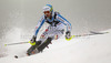 Fritz Dopfer of Germany skiing in first run of men slalom Snow Queen Trophy race of Audi FIS Alpine skiing World cup 2012-2013 on Sljeme above Zagreb, Croatia. Men slalom Snow Queen Trophy race of Audi FIS Alpine skiing World cup was held on Sljeme above Zagreb, Croatia, on Sunday, 6th of January 2013.
