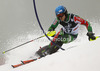Santeri Paloniemi of Finland skiing in first run of men slalom Snow Queen Trophy race of Audi FIS Alpine skiing World cup 2012-2013 on Sljeme above Zagreb, Croatia. Men slalom Snow Queen Trophy race of Audi FIS Alpine skiing World cup was held on Sljeme above Zagreb, Croatia, on Sunday, 6th of January 2013.
