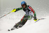 Santeri Paloniemi of Finland skiing in first run of men slalom Snow Queen Trophy race of Audi FIS Alpine skiing World cup 2012-2013 on Sljeme above Zagreb, Croatia. Men slalom Snow Queen Trophy race of Audi FIS Alpine skiing World cup was held on Sljeme above Zagreb, Croatia, on Sunday, 6th of January 2013.
