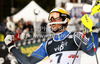 Second placed Andre Myhrer of Sweden reacts in finish of second run of men slalom Snow Queen Trophy race of Audi FIS Alpine skiing World cup 2012-2013 on Sljeme above Zagreb, Croatia. Men slalom Snow Queen Trophy race of Audi FIS Alpine skiing World cup was held on Sljeme above Zagreb, Croatia, on Sunday, 6th of January 2013.
