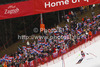 Winner Marcel Hirscher of Austria skiing in second run of men slalom Snow Queen Trophy race of Audi FIS Alpine skiing World cup 2012-2013 on Sljeme above Zagreb, Croatia. Men slalom Snow Queen Trophy race of Audi FIS Alpine skiing World cup was held on Sljeme above Zagreb, Croatia, on Sunday, 6th of January 2013.

