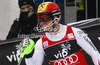 Winner Marcel Hirscher of Austria reacts in finish of second run of men slalom Snow Queen Trophy race of Audi FIS Alpine skiing World cup 2012-2013 on Sljeme above Zagreb, Croatia. Men slalom Snow Queen Trophy race of Audi FIS Alpine skiing World cup was held on Sljeme above Zagreb, Croatia, on Sunday, 6th of January 2013.
