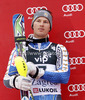 Second placed Andre Myhrer of Sweden celebrates his medal won in men slalom Snow Queen Trophy race of Audi FIS Alpine skiing World cup 2012-2013 on Sljeme above Zagreb, Croatia. Men slalom Snow Queen Trophy race of Audi FIS Alpine skiing World cup was held on Sljeme above Zagreb, Croatia, on Sunday, 6th of January 2013.
