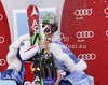 Winner Marcel Hirscher of Austria is crowned as King of Sljeme after his victory in men slalom Snow Queen Trophy race of Audi FIS Alpine skiing World cup 2012-2013 on Sljeme above Zagreb, Croatia. Men slalom Snow Queen Trophy race of Audi FIS Alpine skiing World cup was held on Sljeme above Zagreb, Croatia, on Sunday, 6th of January 2013.
