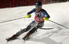 Mikaela Shiffrin of USA skiing in first run of women night slalom race of Audi FIS Alpine skiing World cup 2012-2013 in Flachau, Austria. Women night slalom race of Audi FIS Alpine skiing World cup was held Flachau, Austria, on Tuesday, 15th of January 2013.
