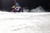 Tanja Poutiainen of Finland skiing in first run of women night slalom race of Audi FIS Alpine skiing World cup 2012-2013 in Flachau, Austria. Women night slalom race of Audi FIS Alpine skiing World cup was held Flachau, Austria, on Tuesday, 15th of January 2013.
