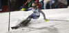 Frida Hansdotter of Sweden skiing in first run of women night slalom race of Audi FIS Alpine skiing World cup 2012-2013 in Flachau, Austria. Women night slalom race of Audi FIS Alpine skiing World cup was held Flachau, Austria, on Tuesday, 15th of January 2013.
