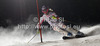 Maria Hoefl-Riesch of Germany skiing in first run of women night slalom race of Audi FIS Alpine skiing World cup 2012-2013 in Flachau, Austria. Women night slalom race of Audi FIS Alpine skiing World cup was held Flachau, Austria, on Tuesday, 15th of January 2013.
