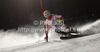 Christina Geiger of Germany skiing in first run of women night slalom race of Audi FIS Alpine skiing World cup 2012-2013 in Flachau, Austria. Women night slalom race of Audi FIS Alpine skiing World cup was held Flachau, Austria, on Tuesday, 15th of January 2013.
