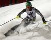 Erin Mielzynski of Canada skiing in first run of women night slalom race of Audi FIS Alpine skiing World cup 2012-2013 in Flachau, Austria. Women night slalom race of Audi FIS Alpine skiing World cup was held Flachau, Austria, on Tuesday, 15th of January 2013.
